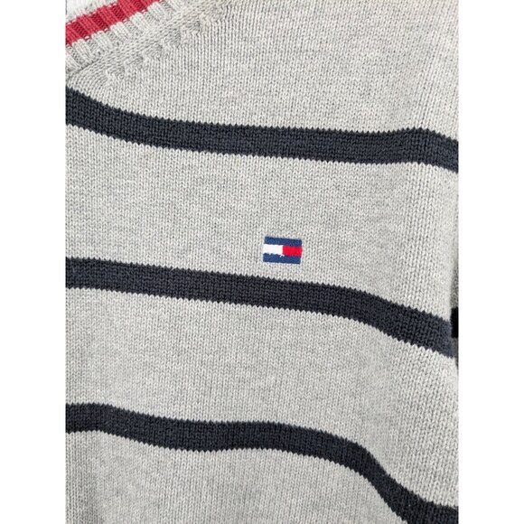Vintage Y2K Tommy Hilfiger Preppy Knit Sweater Women Size XL Academia Heritage - Picture 5 of 10